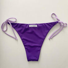 Load image into Gallery viewer, Lavender Reversible Tie Bikini Bottom
