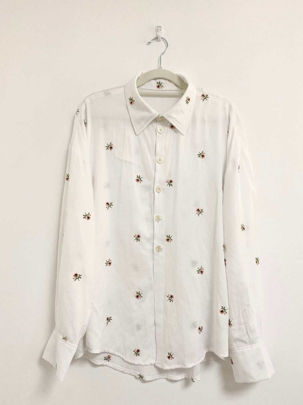 Embroidery Flower Shirt