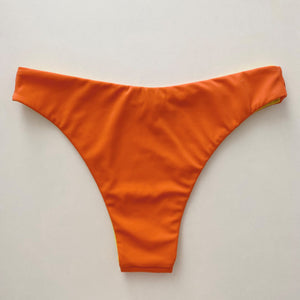 Orange Scoop Reversible Bikini Bottom