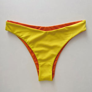 Orange Scoop Reversible Bikini Bottom