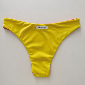 Orange Scoop Reversible Bikini Bottom