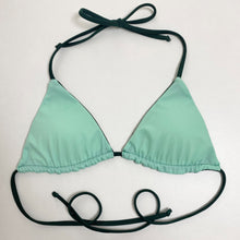 Load image into Gallery viewer, Matcha Reversible Triangle Bikini Top
