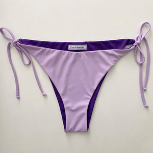 Lavender Reversible Tie Bikini Bottom