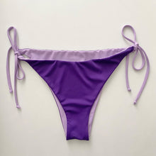 Load image into Gallery viewer, Lavender Reversible Tie Bikini Bottom
