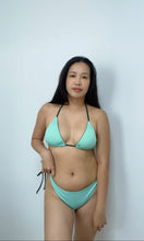 Load image into Gallery viewer, Matcha Reversible Triangle Bikini Top
