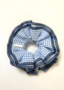 Dramatic Gingham Scrunchie