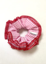 Load image into Gallery viewer, Dramatic Gingham Scrunchie
